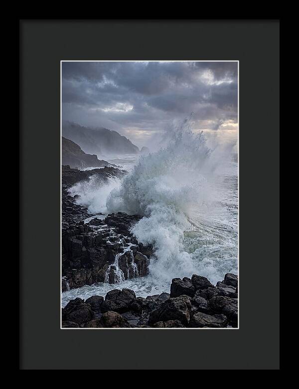Wave Crash At Oregon Coast
