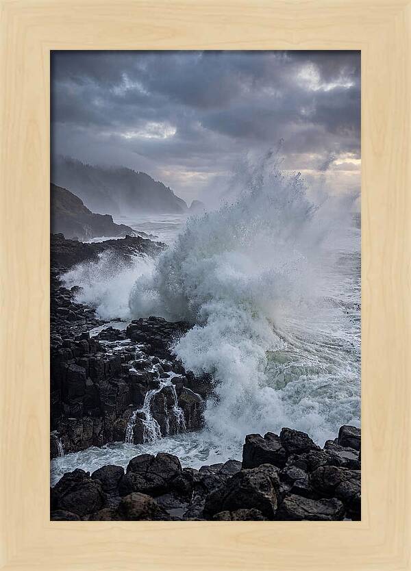 Wave Crash At Oregon Coast