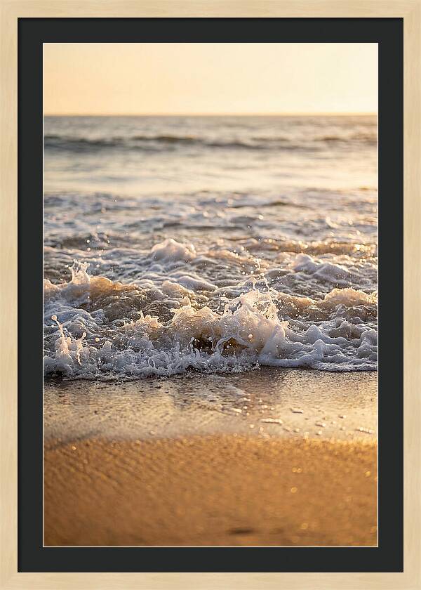 Waves Embracing Twilight