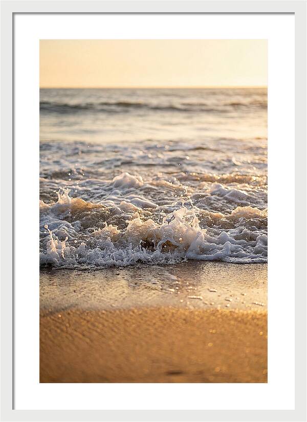 Waves Embracing Twilight