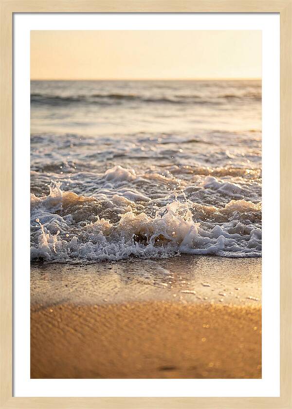 Waves Embracing Twilight