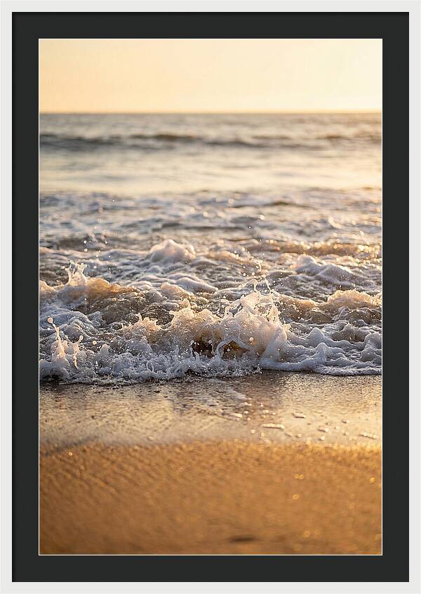 Waves Embracing Twilight