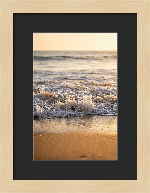 Waves Embracing Twilight