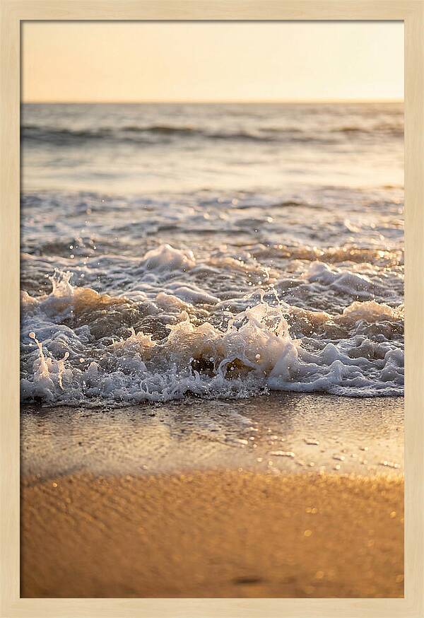 Waves Embracing Twilight