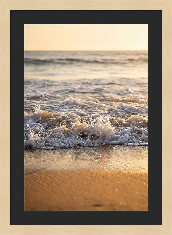 Waves Embracing Twilight