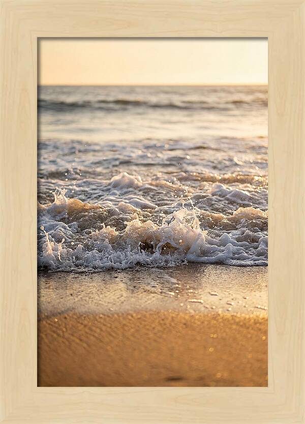 Waves Embracing Twilight