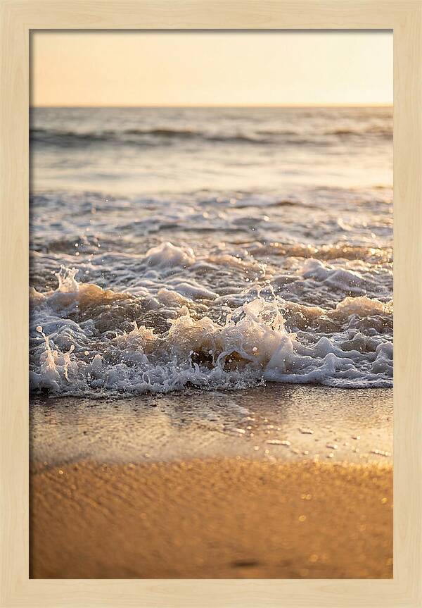 Waves Embracing Twilight