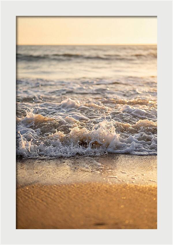 Waves Embracing Twilight