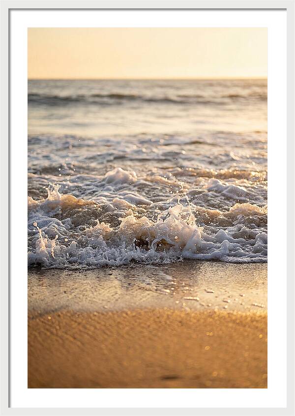 Waves Embracing Twilight