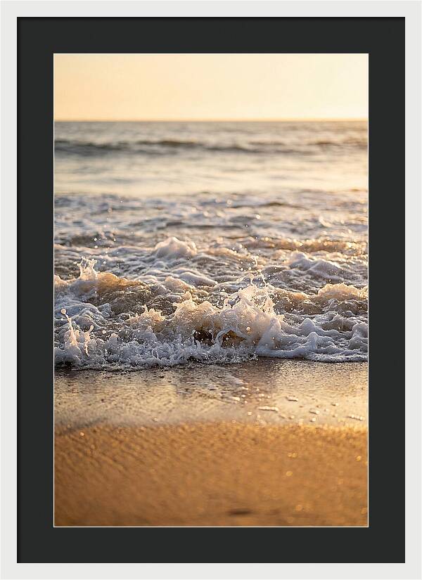 Waves Embracing Twilight