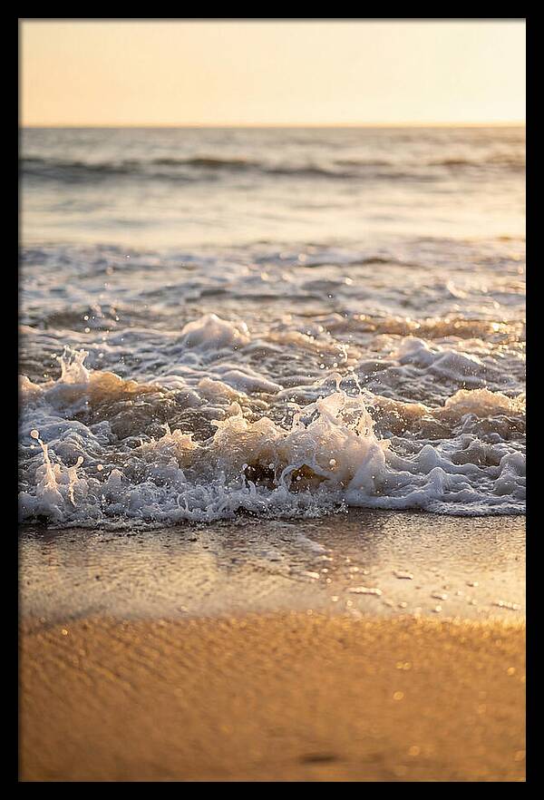 Waves Embracing Twilight