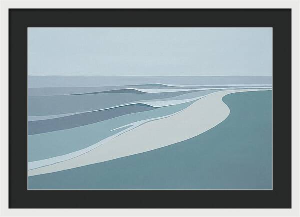 Waves Rolling Toward Pristine Beach
