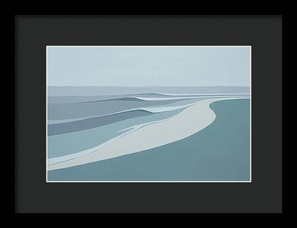 Waves Rolling Toward Pristine Beach