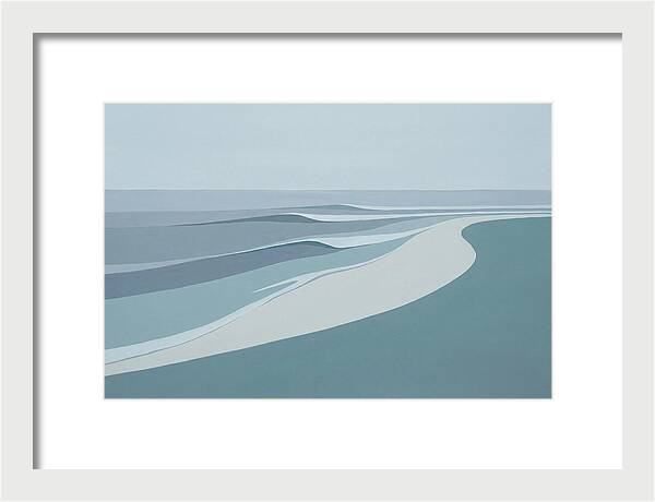 Waves Rolling Toward Pristine Beach