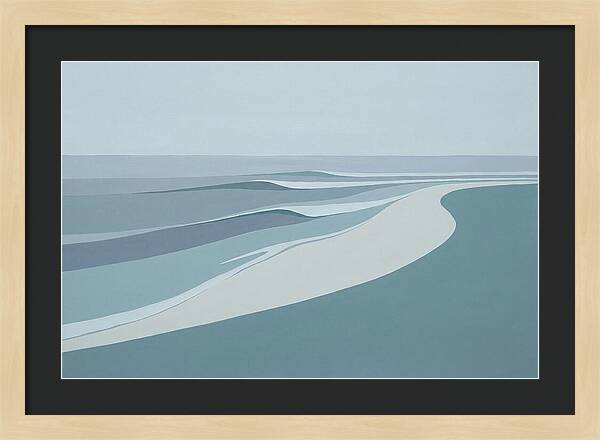 Waves Rolling Toward Pristine Beach