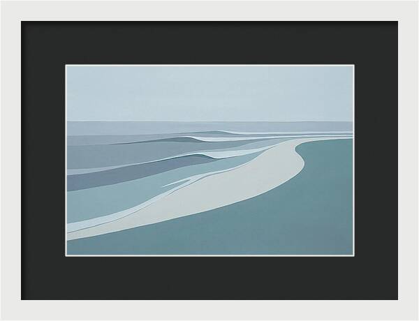 Waves Rolling Toward Pristine Beach