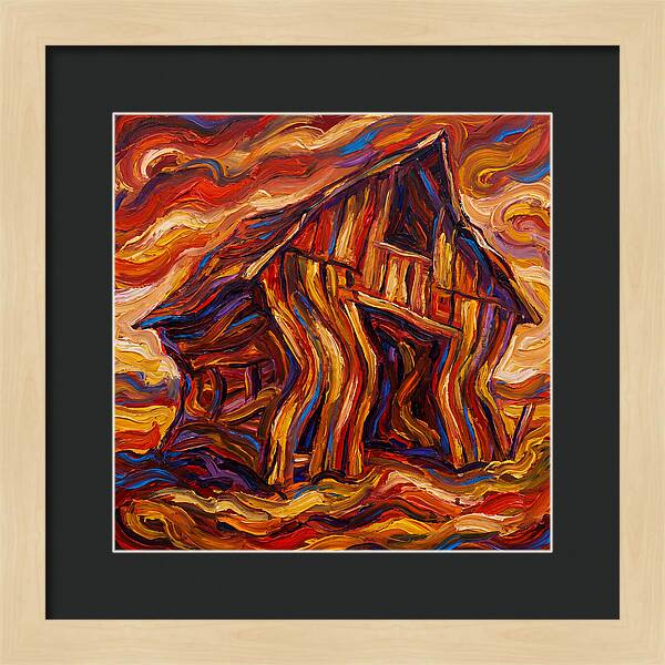 Wavy Wooden Barn