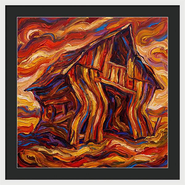 Wavy Wooden Barn