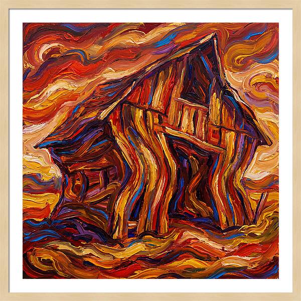 Wavy Wooden Barn
