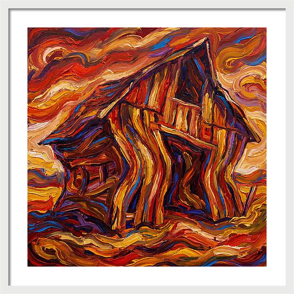 Wavy Wooden Barn