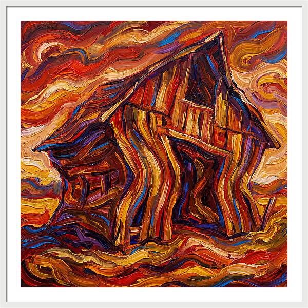 Wavy Wooden Barn