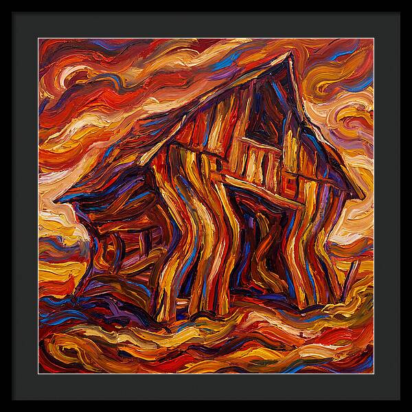 Wavy Wooden Barn