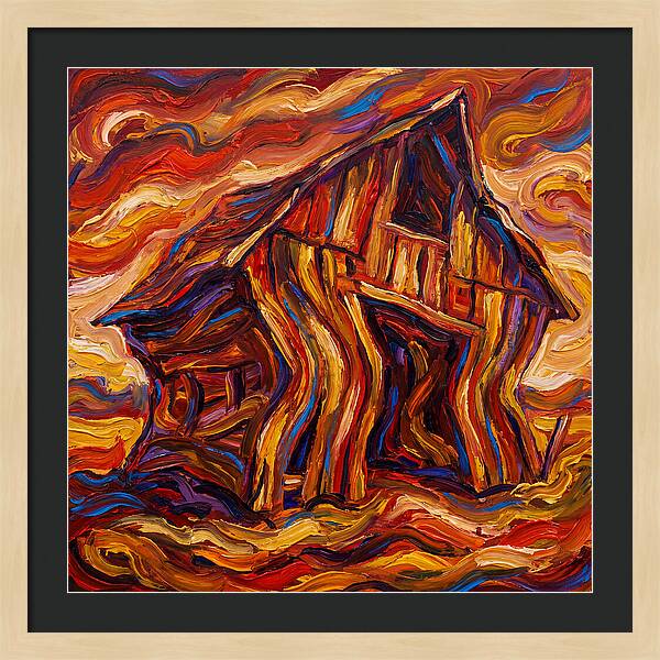 Wavy Wooden Barn