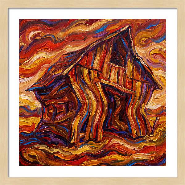 Wavy Wooden Barn