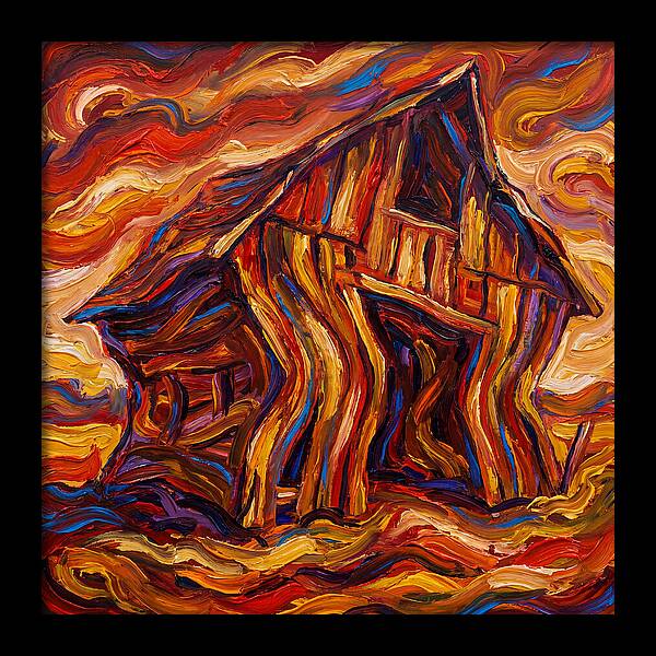 Wavy Wooden Barn