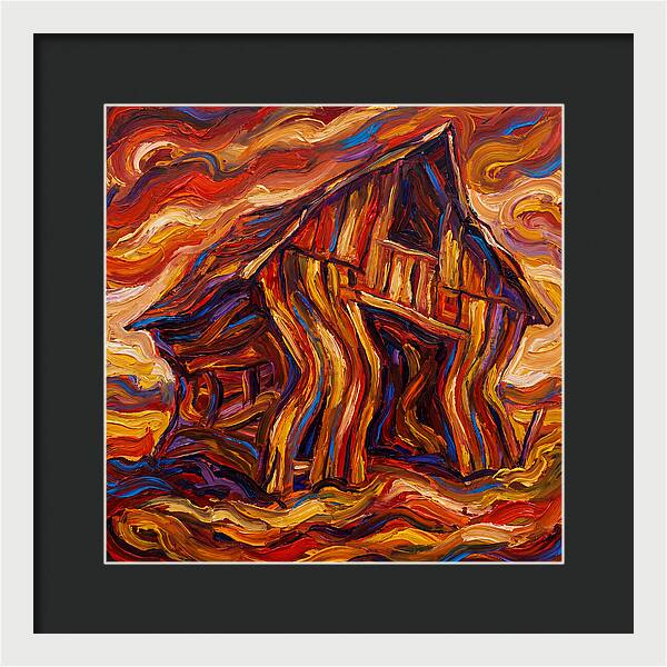 Wavy Wooden Barn