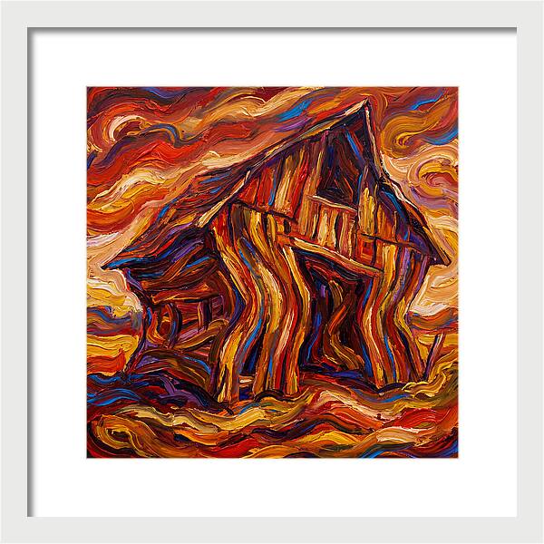 Wavy Wooden Barn