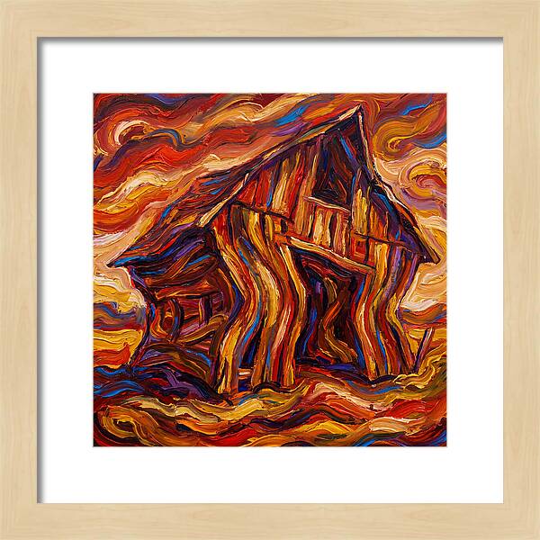 Wavy Wooden Barn