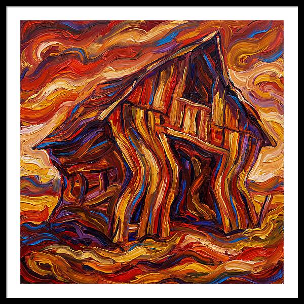 Wavy Wooden Barn