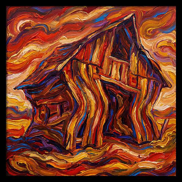 Wavy Wooden Barn