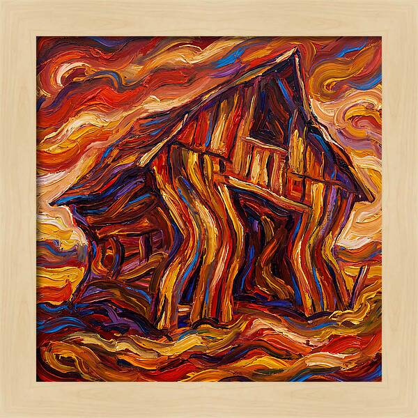 Wavy Wooden Barn