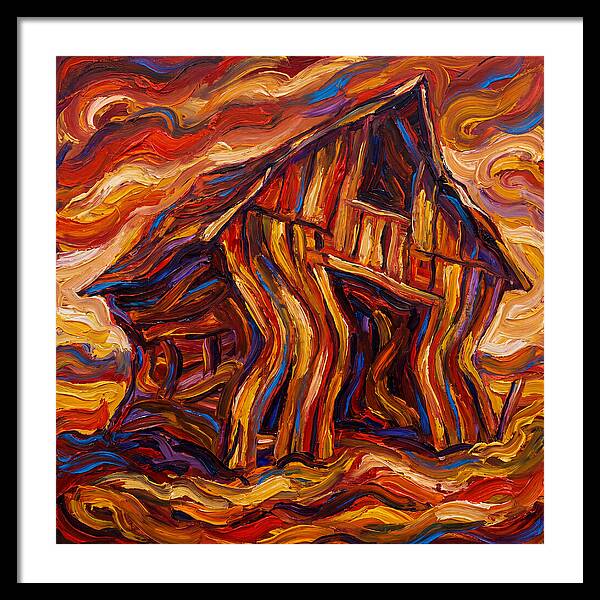 Wavy Wooden Barn