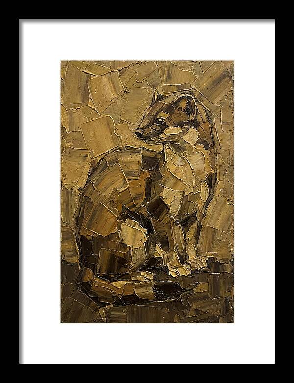 Weasel In Earthy Tones