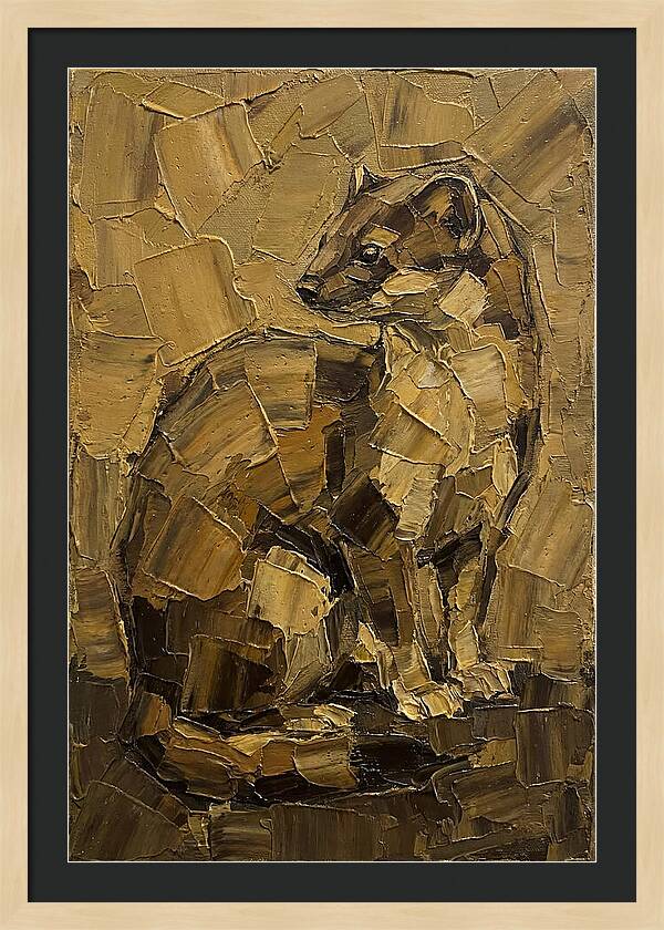 Weasel In Earthy Tones