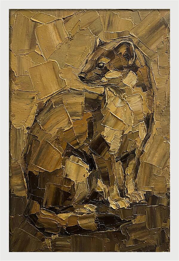 Weasel In Earthy Tones