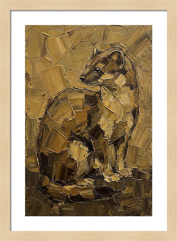 Weasel In Earthy Tones