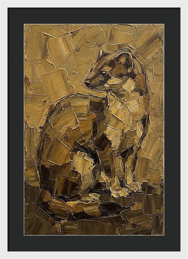 Weasel In Earthy Tones