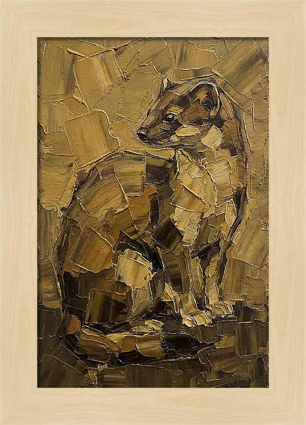 Weasel In Earthy Tones