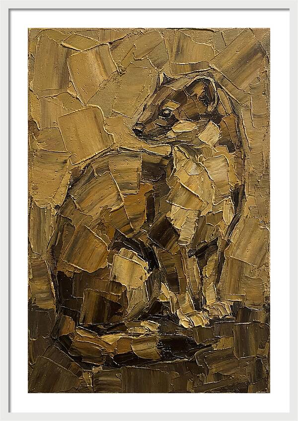 Weasel In Earthy Tones