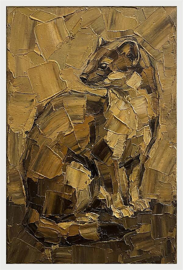 Weasel In Earthy Tones