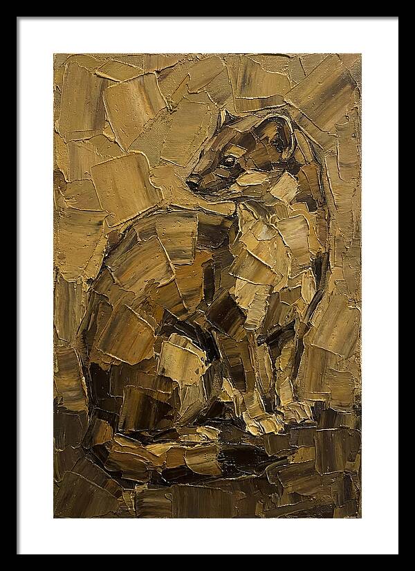 Weasel In Earthy Tones