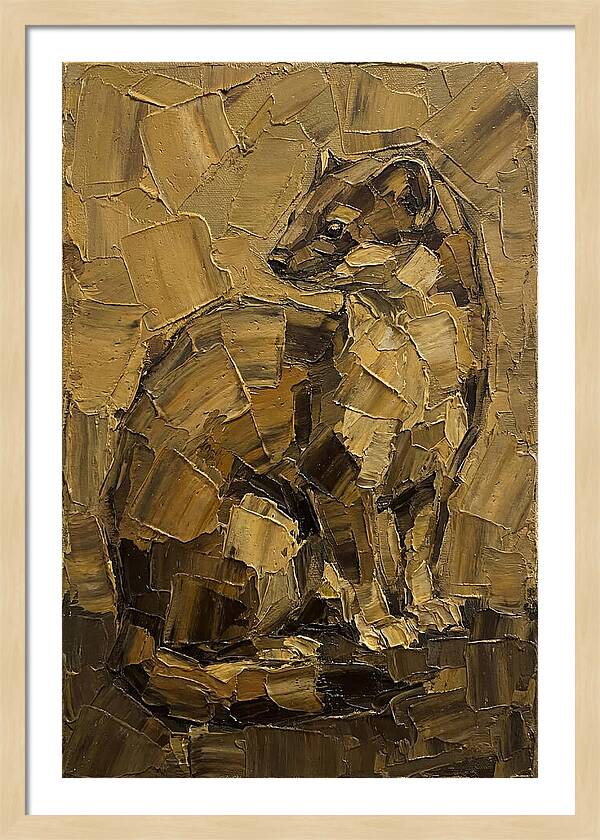 Weasel In Earthy Tones