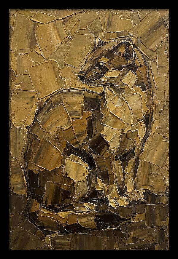 Weasel In Earthy Tones