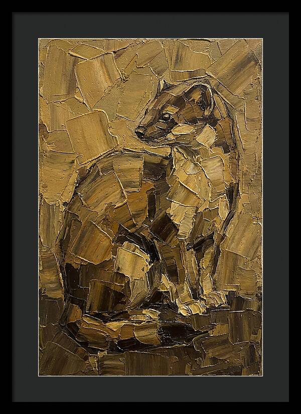 Weasel In Earthy Tones