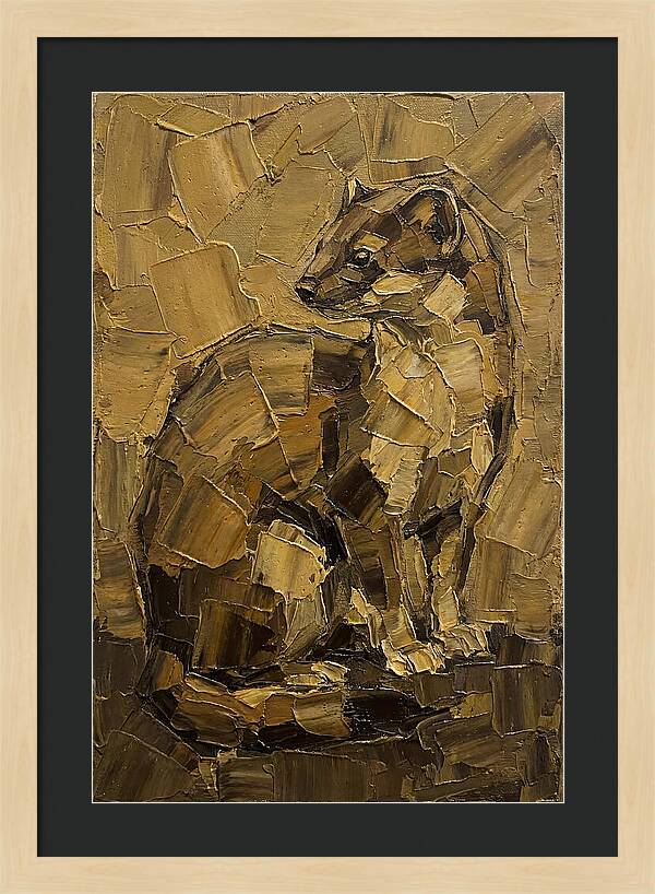 Weasel In Earthy Tones