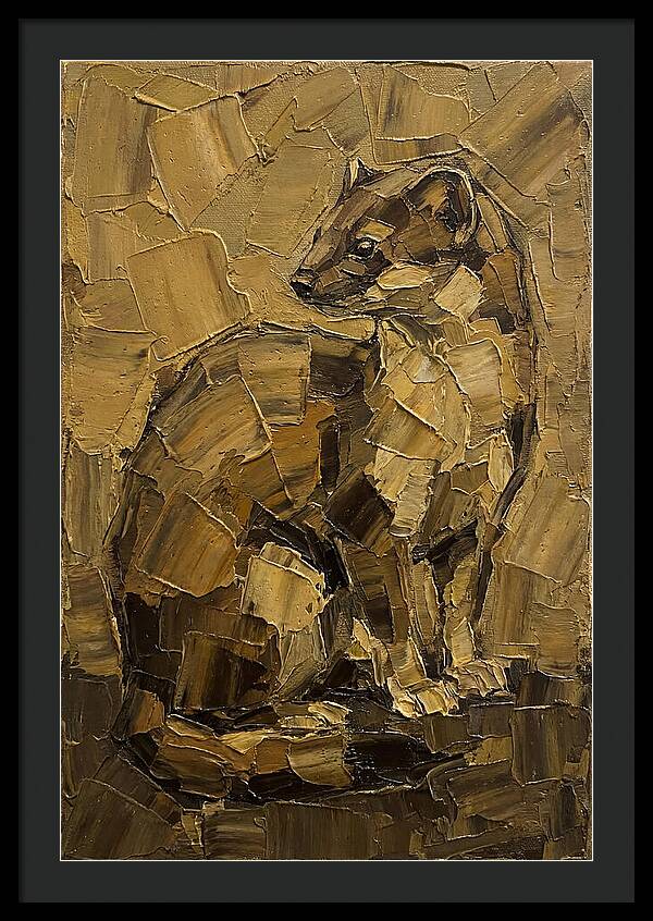 Weasel In Earthy Tones